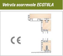Vetrata Eco78La